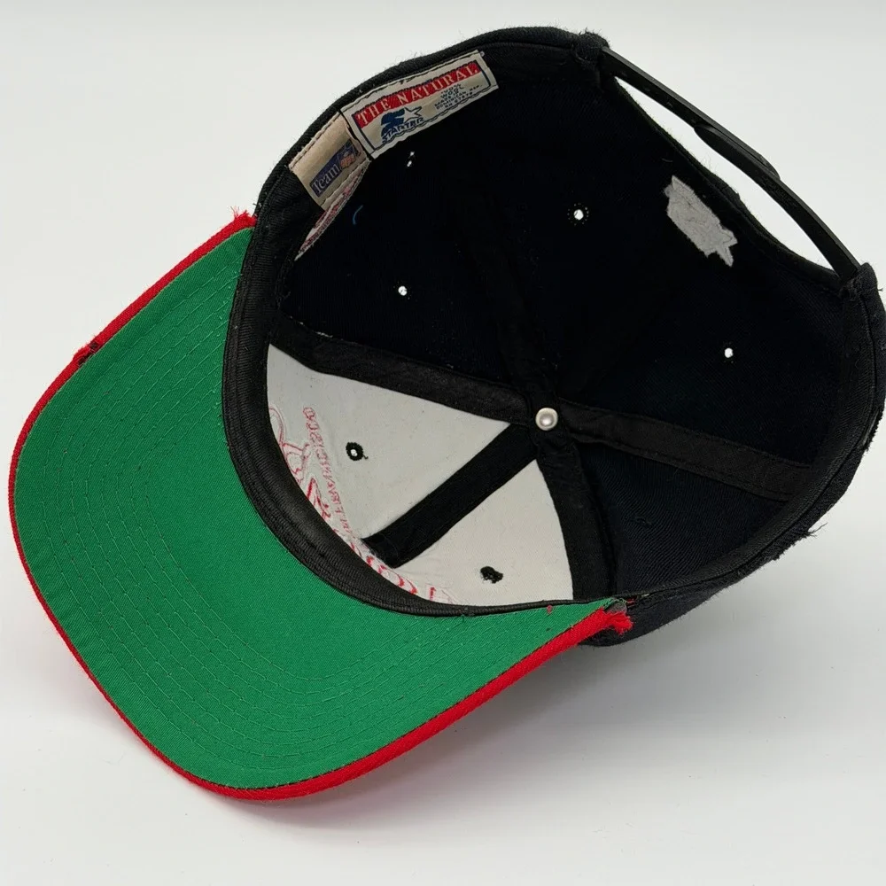 Vintage Starter San Francisco 49ers Football Snapback Hat Black Red‎ Mens 90's